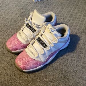 Jordan 11 Pink Snakeskin
